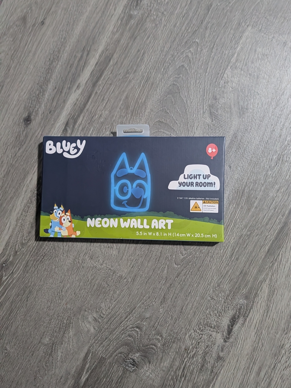 Bluey Neon Wall Art - Blue Neon Character Sign